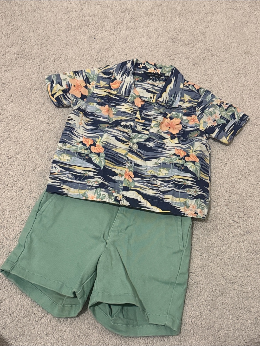 Janie & Jack 2 piece outfit 6-12m